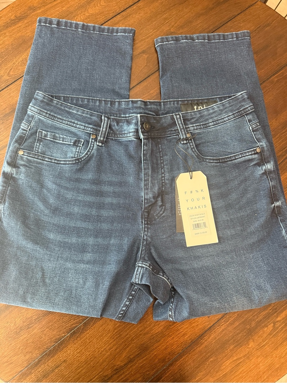 NWT The Perfect Jean TPJ Mens Athletic Fit Jean Size 34X28